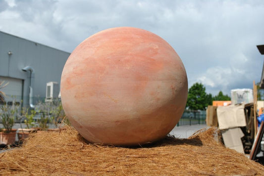 Dekokugel, Rosenkugel aus terracotta, frostfest,4 Größen wählbar,12cm-30cm