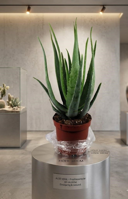 Echte Aloe Vera XXL medizinisch ca.60cm Höhe üppige Pflanzen großer 17er Topf