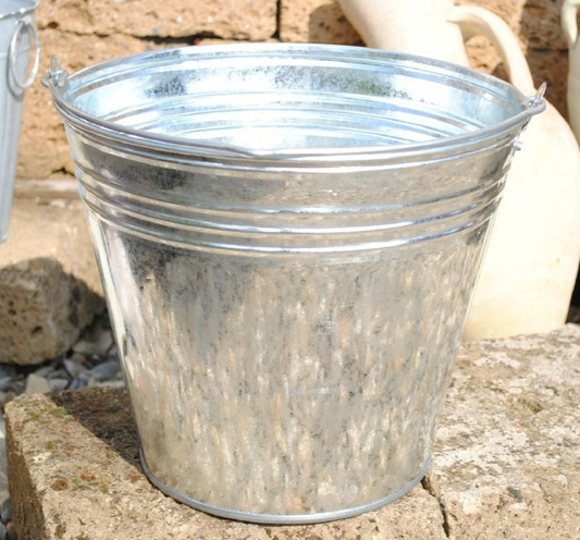 Zinkeimer,,Maxi,ca.15ltr.als Pflanzgefäß,Gartenabfall,Ascheeimer,etc.