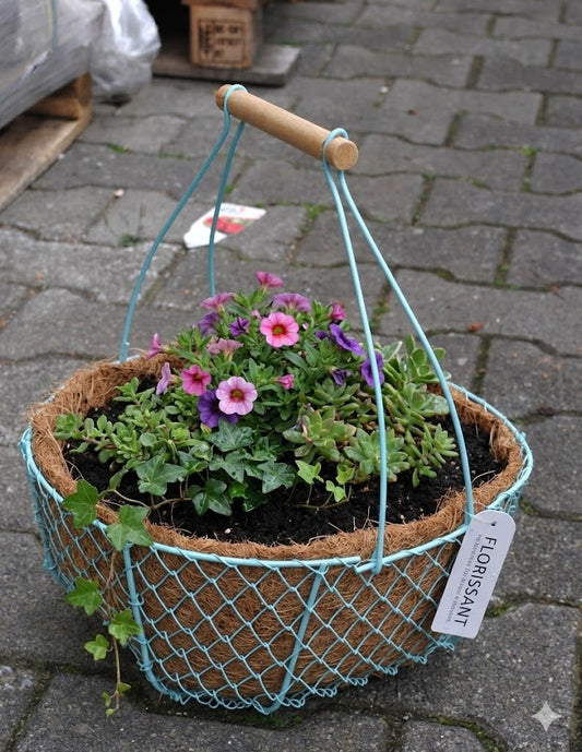 Metallkorb Drahtkorb Obstkorb Pflanzschale Griffe 2 Modelle bis 29cm 3er Set