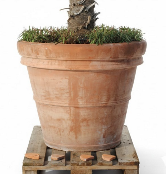 Terracotta Pflanzkübel italienische Terracotta Großkübel frostsicher 115cmØ