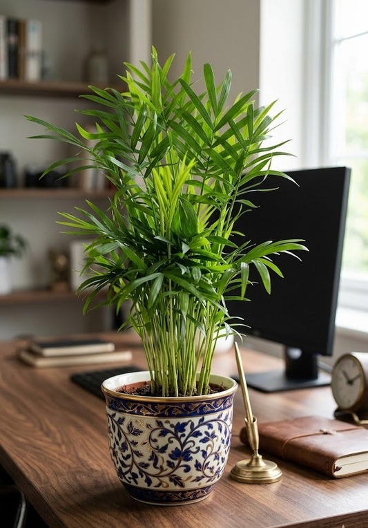 Robuste Bergpalme - Chamaedorea elegans Anfängerpflanze luftreinigend ca.40cm