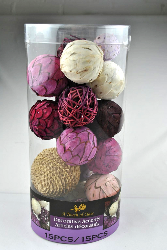 Dekokugeln aus Naturmaterialien,für Gestecke,Floristik,etc.13teilig,bis 10cm