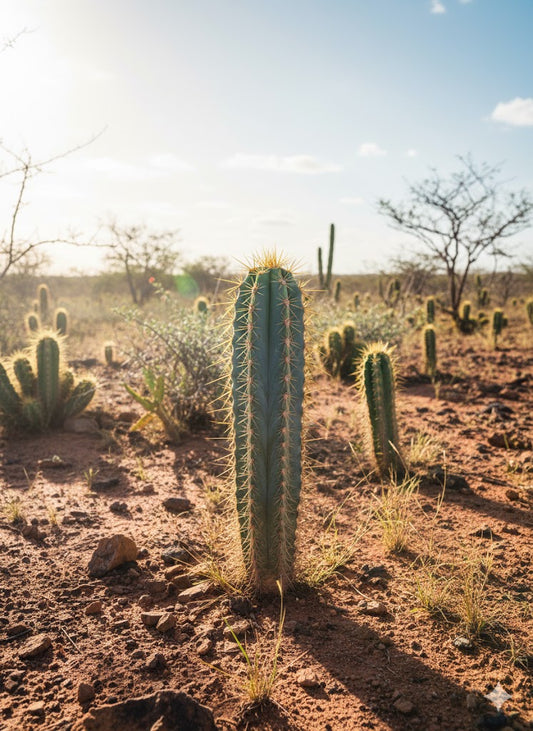 Pilosocereus azureus,Säulenkaktus,Kakteengruppe,5-6 Pflanzen,11er Topf,K 9