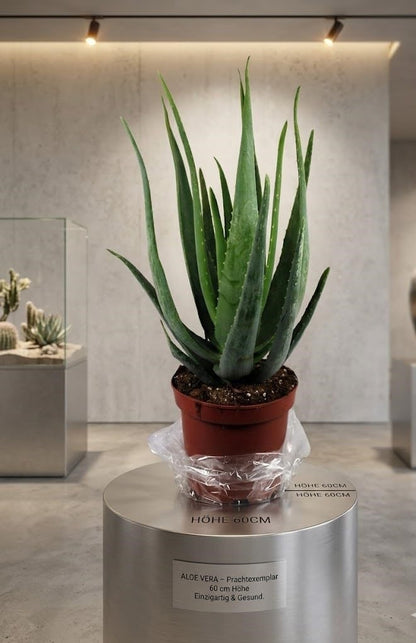 Echte Aloe Vera XXL medizinisch ca.60cm Höhe üppige Pflanzen großer 17er Topf
