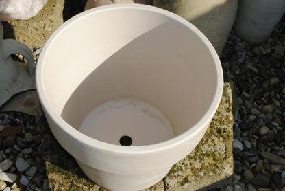 Tontöpfe Pflanztöpfe Terracotta granit hell 4 Größen wählbar deutsche Qualität