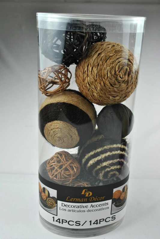 Dekokugeln aus Naturmaterialien,für Gestecke,Floristik,etc.13teilig,bis 10cm