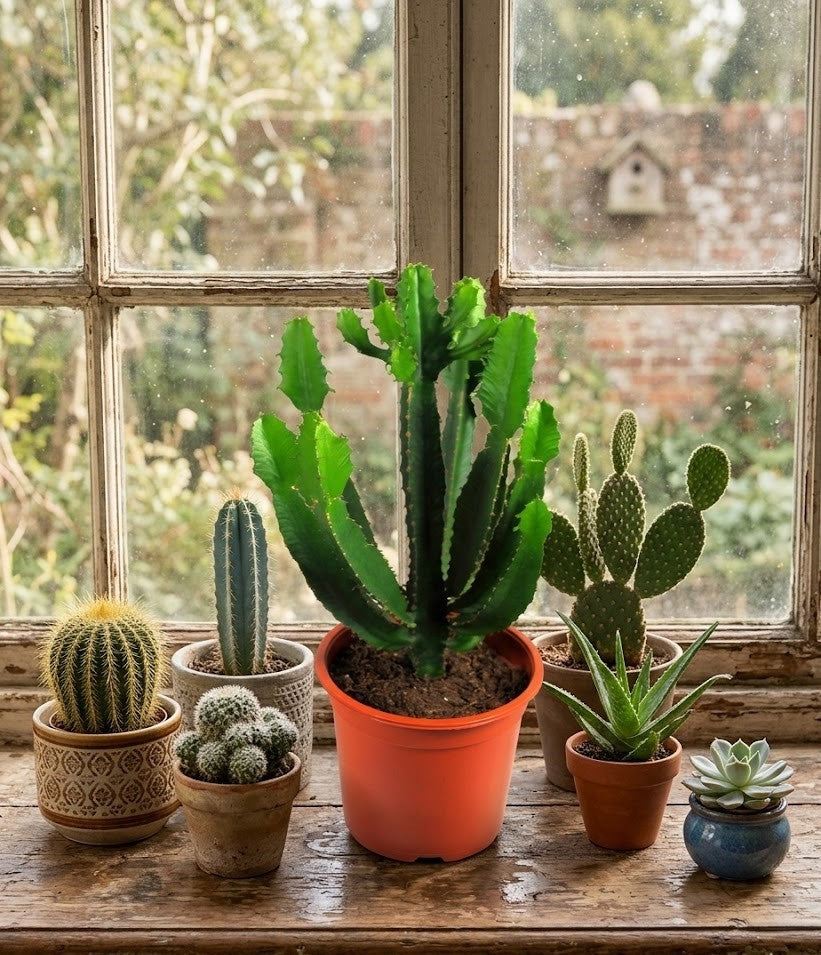 Euphorbia ingens,kräftige sukkulente Pflanzen,schön verzweigt,ca.45cm,17er Topf
