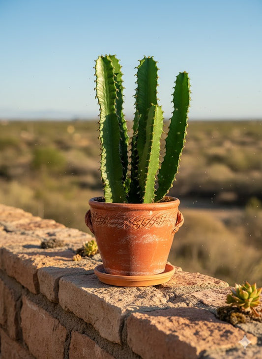 Euphorbia ingens,kräftige sukkulente Pflanzen,schön verzweigt,ca.20cm,12er Topf