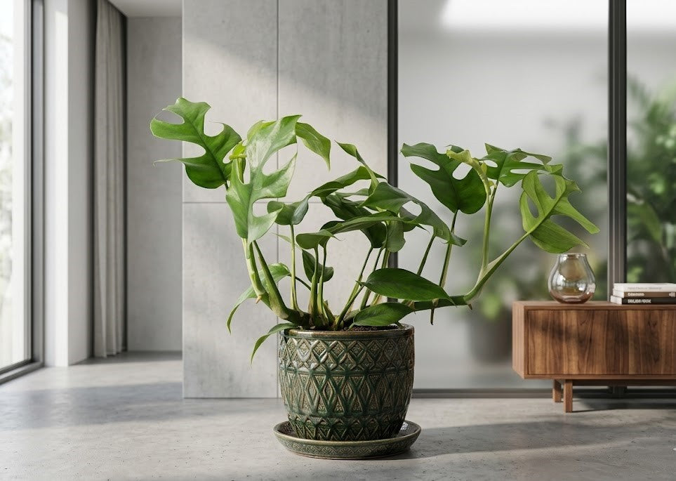 Rhaphidophora tetrasperma - Mini Monstera - dekorative Kletterpflanze - ca.35cm