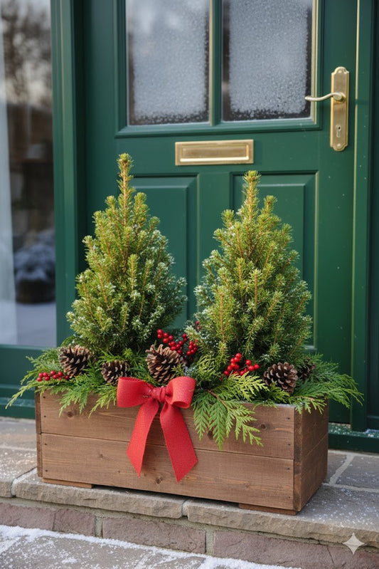 Zuckerhutfichte,Picea glauca ‘Conica’,immergrün,50cm,für Winterdeko,Garten