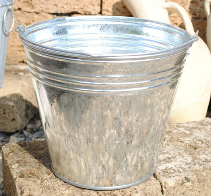 Zinkeimer,,Maxi,ca.15ltr.als Pflanzgefäß,Gartenabfall,Ascheeimer,etc.
