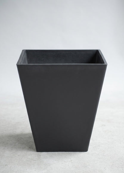 Ecostone Pflanzkübel 57+45 cm – Anthrazit Schwarz – Unzerbrechlich & Nachhaltig