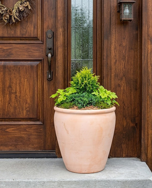 Pflanzkübel - Vase - XXL - Pflanzgefäß Terracotta frostfest  4 Größen wählbar
