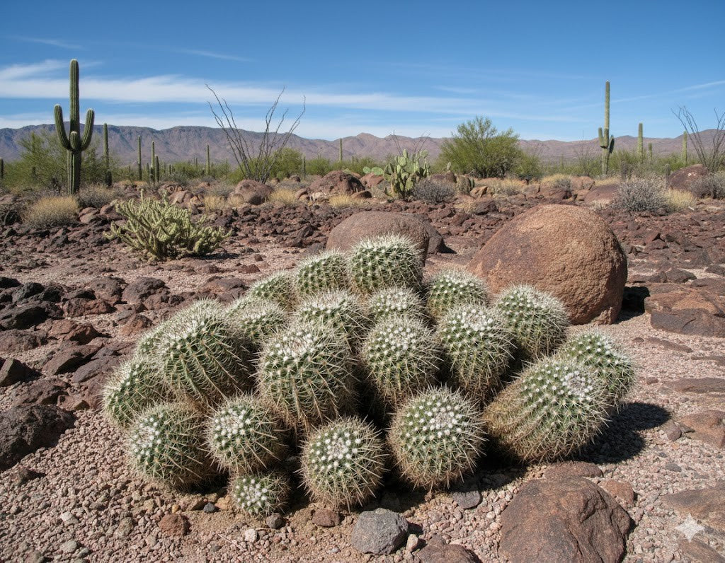 Mammillaria karwinskiana Warzenkaktus XXL-Kakteengruppe Pflanzen 20er Topf K 25