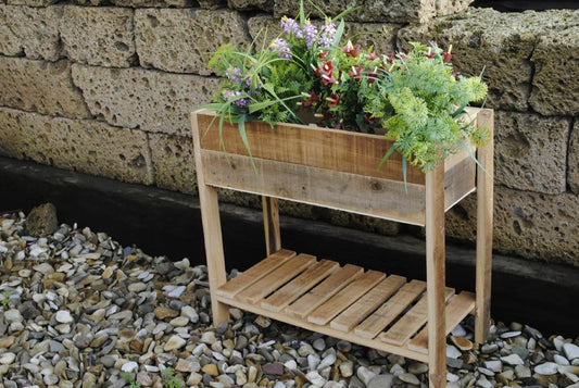 Pflanzkasten,Hochbeet,Pflanzständer,Blumenkasten aus Holz,45cm lang ,40cm hoch