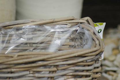 Weidenkorb Blumenkasten sehr stabil bepflanzbar naturbelassen zwei Größen