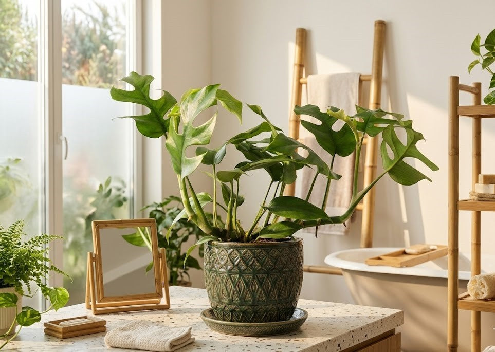 Rhaphidophora tetrasperma - Mini Monstera - dekorative Kletterpflanze - ca.35cm