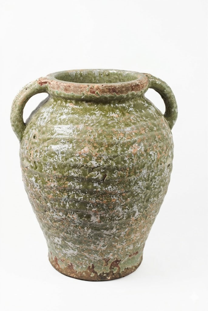 Vintage Keramik Vase Urne Sila Landhaus Deko-Krug Handgefertigt 23cm /30cm