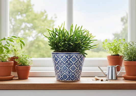 Exotische Rhipsalis – Stachelloser Kaktus –15cm Ø – Top Zustand - pflegeleicht