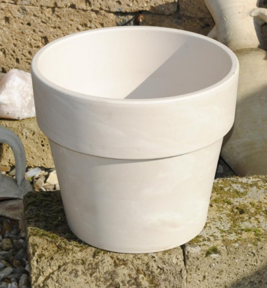 Tontöpfe,Pflanztöpfe,Terracotta granit hell, 4 Größen wählbar,deutsche Qualität