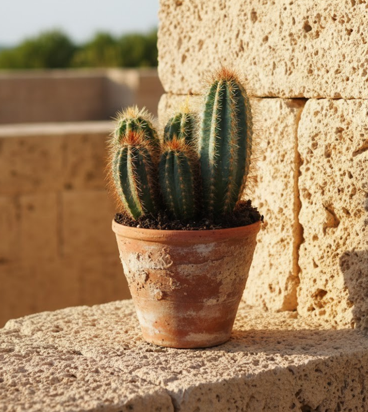 Echinocereus,Säulenkaktus,üppige Kakteengruppe,5-6 Pflanzen,10er Topf