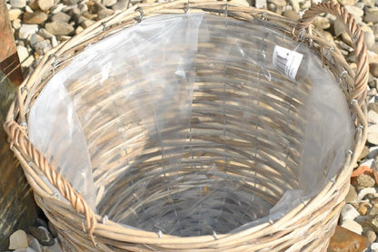 Weidenkorb naturbelassen mit Drahtgeflecht verstärkt 40cm