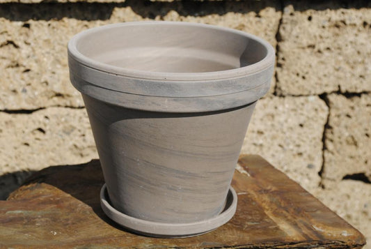 Untersetzer,Vogeltränke,Unterteller,in dunklem Terracotta, 5 Größen wählbar