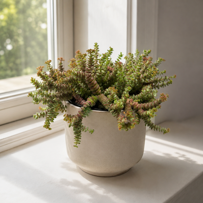 Crassula Hottentot – Exotische Sukkulente ca. 25 cm Pflegeleichte Zimmerpflanze