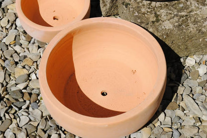 Pflanzschale Pflanzgefäß Blumentopf helles Terracotta frostfest!3 Größen wählbar
