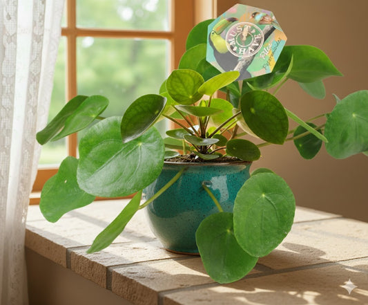 Pilea peperomioides,Ufopflanze,Glückstaler,dekorative Zimmerpflanze,ca.25cm