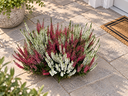 Heide Garden Girls Knospenheide Calluna vulgaris Winterhart Mix Rot Twin 3-9er