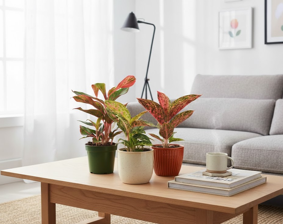 Aglaonema Buntblättriger Kolbenfaden tolle Sorten 9cm ca. 25-30cm hoch
