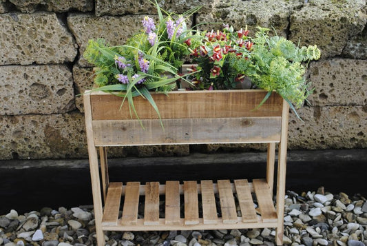Pflanzkasten,Hochbeet,Pflanzständer,Blumenkasten aus Holz,45cm lang ,40cm hoch