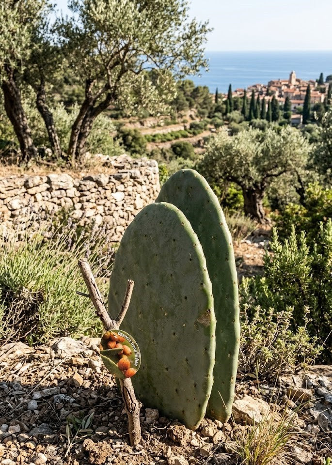 Opuntia ficus indica - Feigenkaktus -  Doppelblatt -  Große Pflanzen - 40cm hoch
