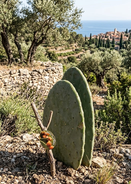 Opuntia ficus indica - Feigenkaktus -  Doppelblatt -  Große Pflanzen - 40cm hoch