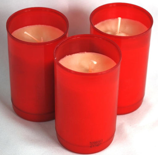 Stumpenkerze,Grablicht Nr.3,Öllicht,mit 30% Öl,18er Vorratspack,95x55mm