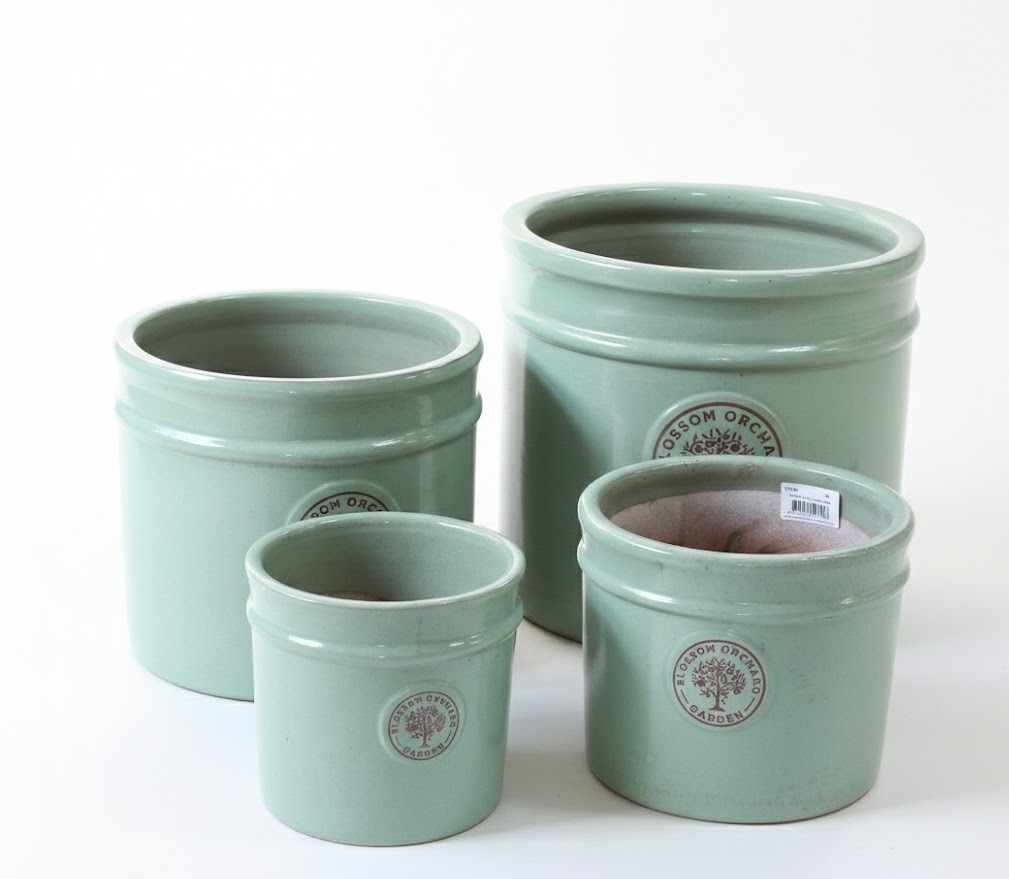 Pflanzkübel,Medallion jade,Pflanzgefäß,Blumentopf,frostfest!4 Größen wählbar