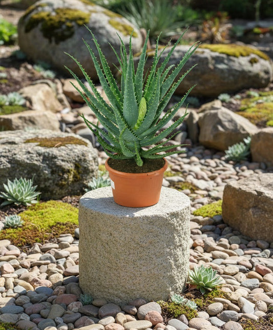 Aloe arborescens,große kräftige Heilaloe,17er Topf,ca.30-35cm hoch