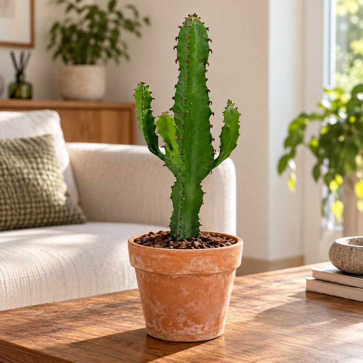 Euphorbia Ingens ca. 35 cm Wolfsmilch Sukkulente Zimmerpflanze pflegeleicht