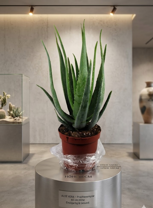 Echte Aloe Vera XXL medizinisch ca.60cm Höhe üppige Pflanzen großer 17er Topf