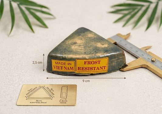 Kübelfüsse, Untersetzer,Steingut,smaragdgrün frostfest,sehr stabil, 9cm, 6er Set