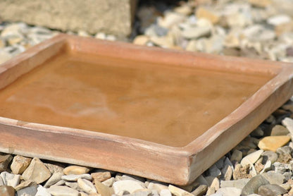 Untersetzer,als Vogeltränke nutzbar,eckig,frostfest,Cappuccino,Größen wählbar