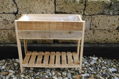 Pflanzkasten Hochbeet Pflanzständer Blumenkasten aus Holz 45cm lang 40cm hoch