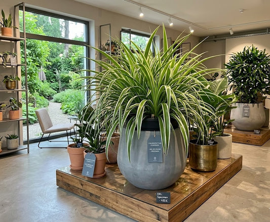 Grünlilie (Chlorophytum) XXL 45 cm – Pflegeleichte Zimmerpflanze & Luftreiniger