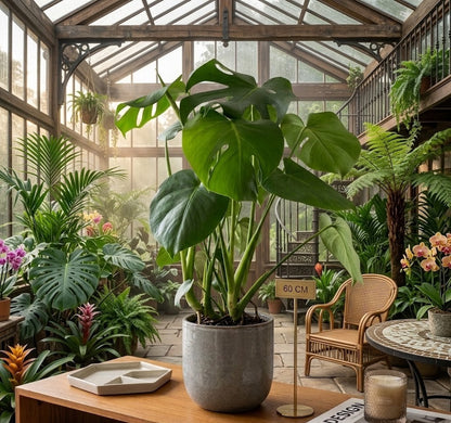 Monstera Deliciosa,Fensterblatt, Zimmerpflanze, 60cm, große Blätter,Urban Jungle