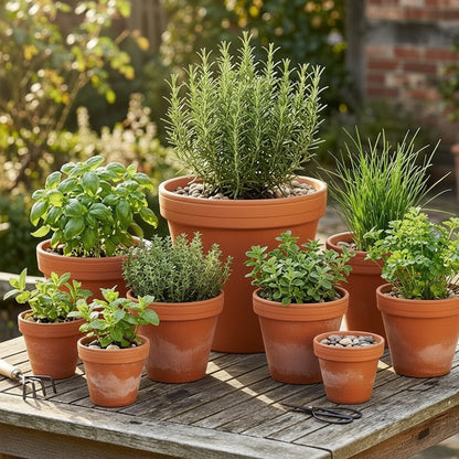 Tontöpfe Pflanztöpfe Anzuchttöpfe Terracotta Größen wählbar deutsche Qualität