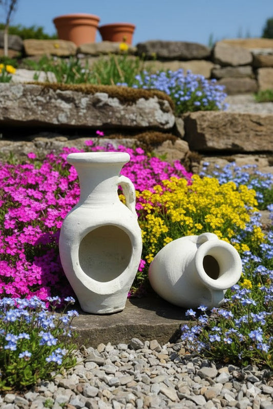 Liegeamphore, Pflanzgefäß,Tunesien,20cm,Handarbeit,2er set