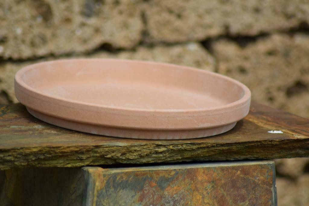 Untersetzer,Vogeltränke,Unterteller,antique hell, Terracotta, 7 Größen wählbar