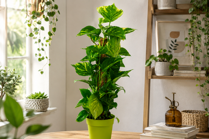 Goldene Efeutute Epipremnum aureum ca. 70cm Zimmerpflanze Rankpflanze Moosstab